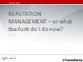 e-Consultancy - Reputation Management