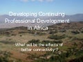 0805 developing cpd in africa w pictures