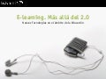 E-learning. Más allá del 2.0.