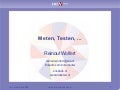 Webanalytics, Testen en verder
