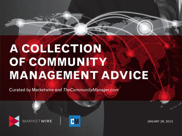 A Collection Of Community Management Advice