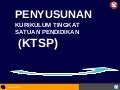 PEDOMAN PENYUSUNAN KTSP