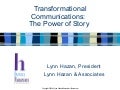 Transformational Communications:  The Power of Story