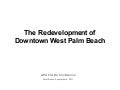 9/9 FRI 8:00 | The Redevelopment of Downtown West Palm Beach