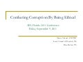 9/9 FRI 9:30 | Combating Corruption By Being Ethical 2