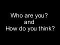 09 003 Who Are You And How Do You Think