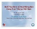 So lieu thong ke ve nganh ban hang truc tiep tai Viet Nam