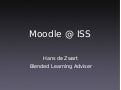 Moodle at the Institute of Social Studies