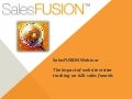 SalesFUSION Webinar - The impact of website visitor tracking on your sales pipeline