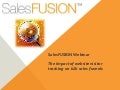 SalesFUSION Webinar - THe impact of website visitor tracking on your sales funnel