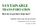 Sustainable Transportation (2009)
