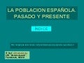 La poblacion española. Pasado y presente.