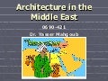 The Evolving Arab City: Tradition, Modernity and Urban Development - Introduction