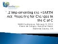 1.2  Implementing the HEARTH Act: Preparing for Changes to the Continuum of Care