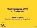 The Importance of PR (Animal Welfare) - Charlotte Speedy, Dogs Trust