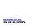 Organiza tus PDF. Acrobat 9: Organizador.