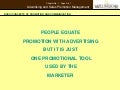 Advertising and Sales Promotion: Basic concepts of promotion and communication 
