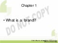 Product Brand Management: What is Brand? 