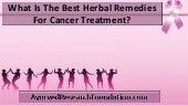 What Is The Best Herbal Remedies Fo...