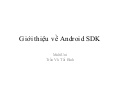 IT120-1. Giới thiệu về Android SDK
