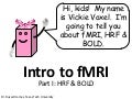 fMRI terms: HRF and BOLD