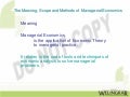 Managerial Economics: Meaning, scope and methods of Managerial Economics  