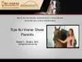 Parenting Tips at the Horse Show (Waite)