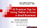 10 Practical Twitter Tips for Small Businesses