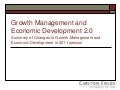 9/10 SAT 8:30 | Can Planners Create Jobs? - Planning & Econ. Dev. 2