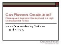 9/10 SAT 8:30 | Can Planners Create Jobs? - Planning & Econ. Dev. 3