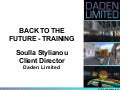 Back to the Future Training (in Virtual Worlds)