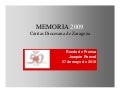 Presentacion Memoria 2009. Rueda de prensa