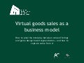 How to plan a virtual goods sales business model