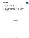 IP Addressing and Subnetting