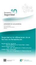 Seguridad en las infiltraciones de un Servicio de Rehabilitación