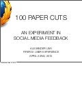100 paper cuts