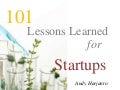 101 Lessons Learned for Startups