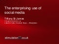 Enterprising use of social media