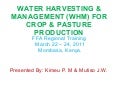 RHM for improved crop & pasture production