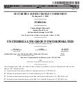 United Health Group [PDF Document] Form 8-K Related to Earnings Release
