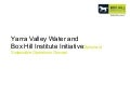 Yarra Valley Water and  Box Hill Institute Initiative - Diploma of Sustainable Operations Concept