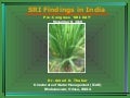 1049 SRI Findings in India 