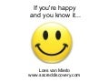 If you&rsquo;re happy and you know it.. (Ignite Dublin 8)