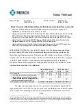 merck  	4Q06 Earnings Release (