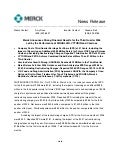 merck  	3Q06 Earnings Release