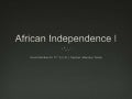African Independence I