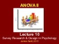 ANOVA II