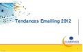 Tendances emailing 2012