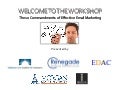 10 commandments of effective email marketing