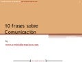 10 frases sobre comunicación